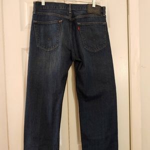 Levi Jeans 504 Men Denim Pants Blue 33/30